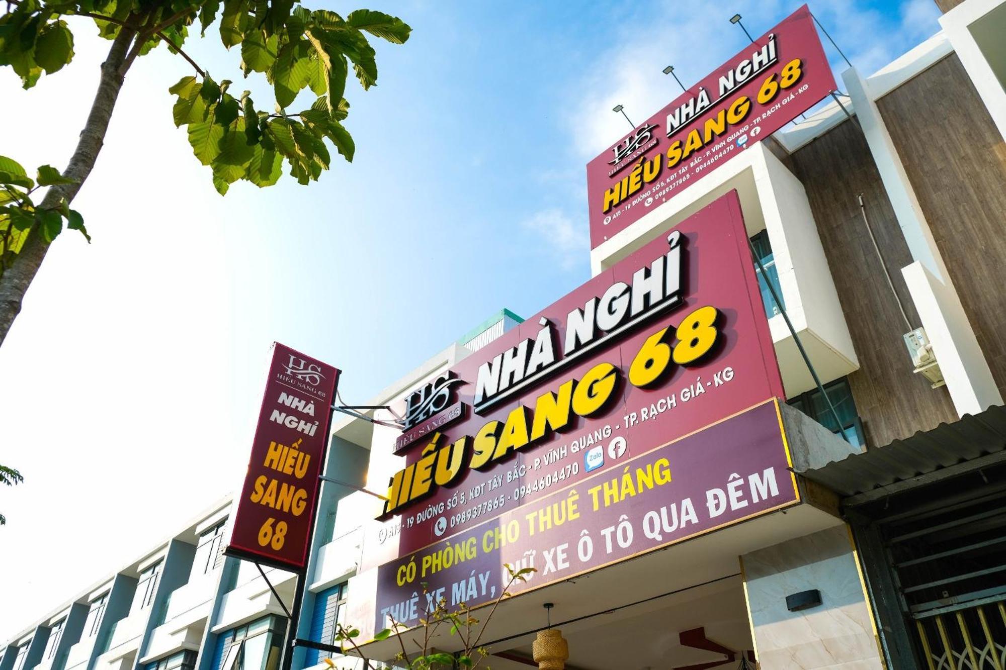 Hieu Sang 68 Hostel & Villas Seaview Ben Tau Rach Gia Harbor City Exterior foto