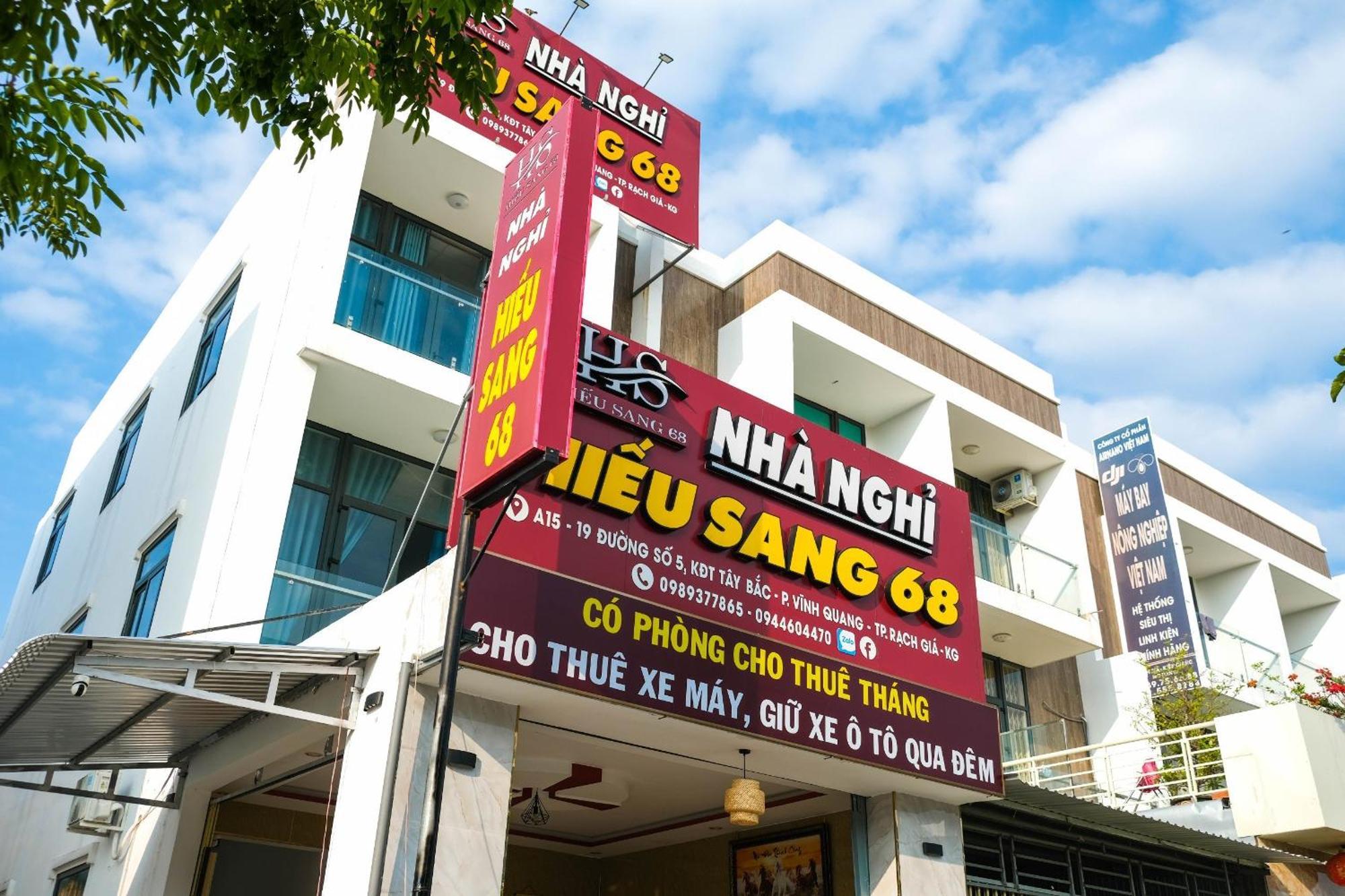 Hieu Sang 68 Hostel & Villas Seaview Ben Tau Rach Gia Harbor City Exterior foto